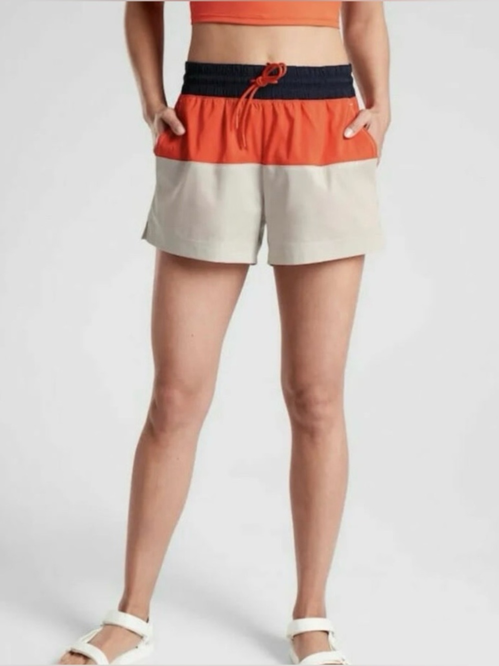 Athleta Oahu Colorblock Short Multicolor Size 6 NWT